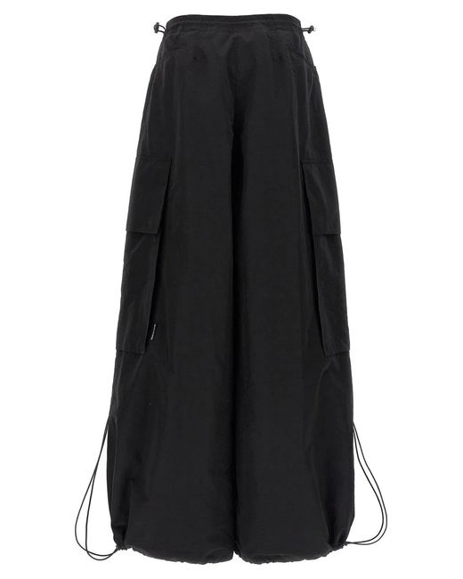 Palm Angels Black Parachute Pants