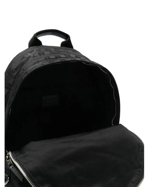 KENZO Black Backpack Walls for men