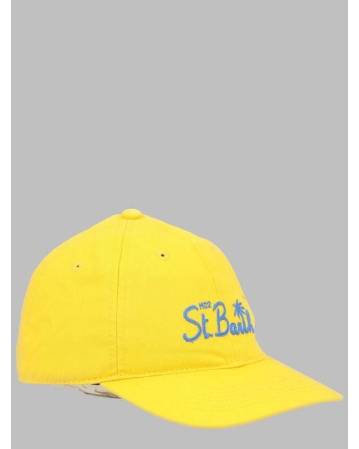 Mc2 Saint Barth Yellow Peter Jr Baseball Hat