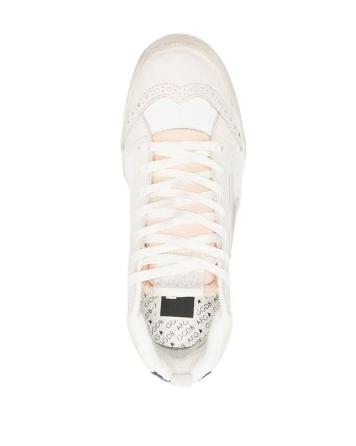 Golden Goose Deluxe Brand White Mid Star "Light/ Sneakers