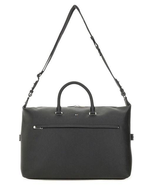 Boss Black Shoulder Bag With Logo for men