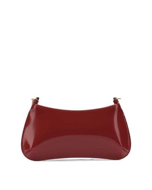 Jacquemus Red "Le Petit Bisou Chaine" Small Shoulder Bag