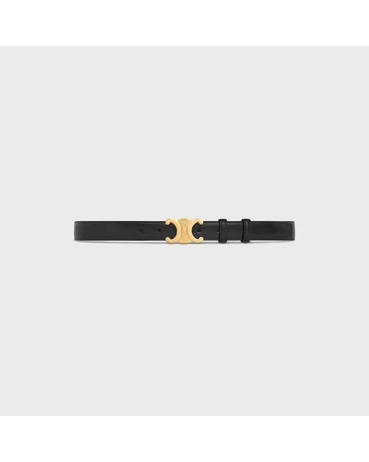 Céline Black Medium Elegant Belt
