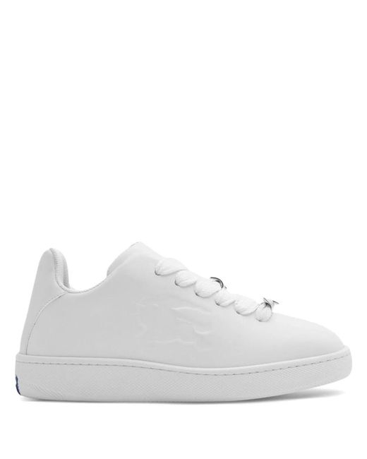 Burberry White Lf Box Sneakers