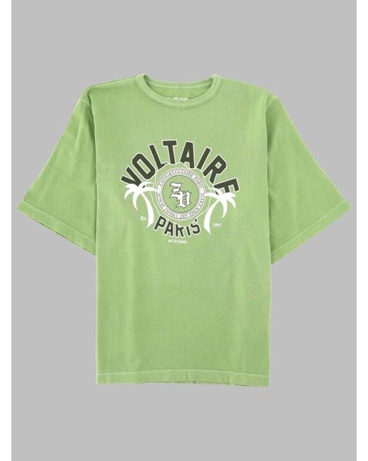 Zadig & Voltaire Green Kids Mini Tee Shirt