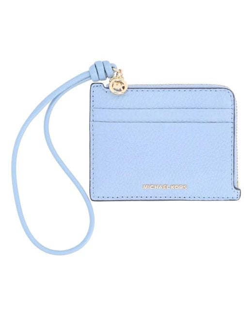 MICHAEL Michael Kors Blue Michael By Michael Kors Card Holder "Jet Set"