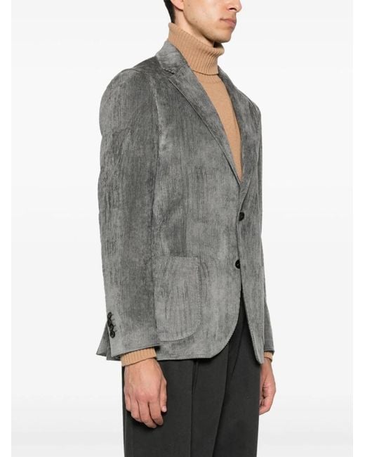 Lardini Gray Jacket Special Line Drop 7 Regular for men