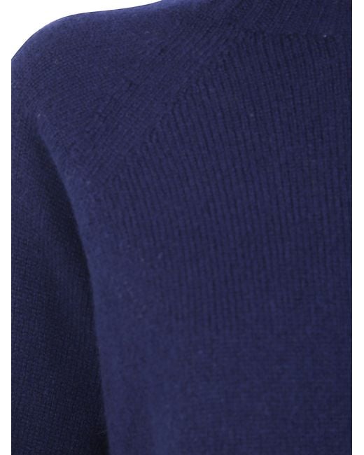 Drumohr Blue Turtle Neck Sweater