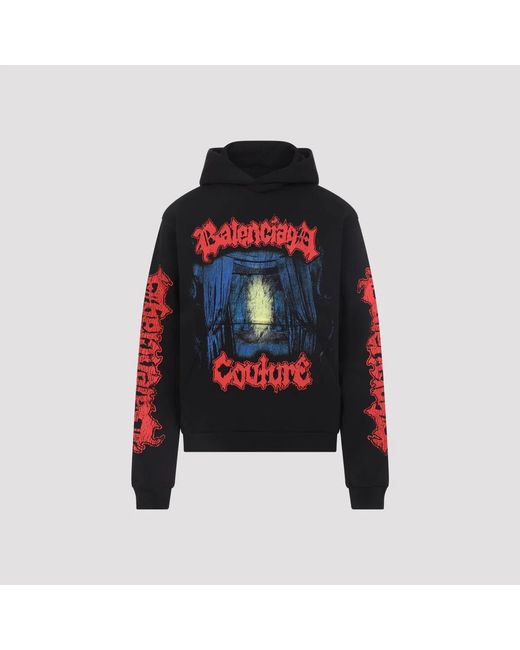 Balenciaga Black Medium Fit Hoodie
