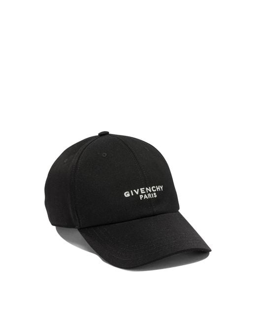 Givenchy Black Paris" Baseball Cap for men