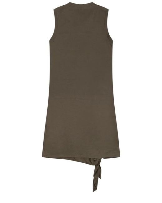 J.W. Anderson Green Mini Abito Con Nodo