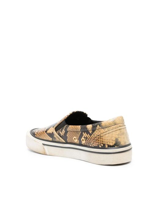 Bally White Santa Ana Slip-On Sneakers