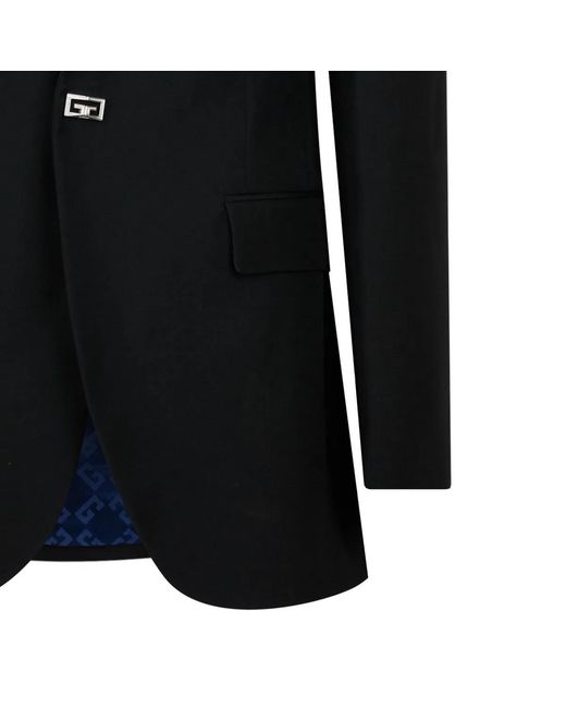 Givenchy Blue Slim Fit Wool Jacket for men