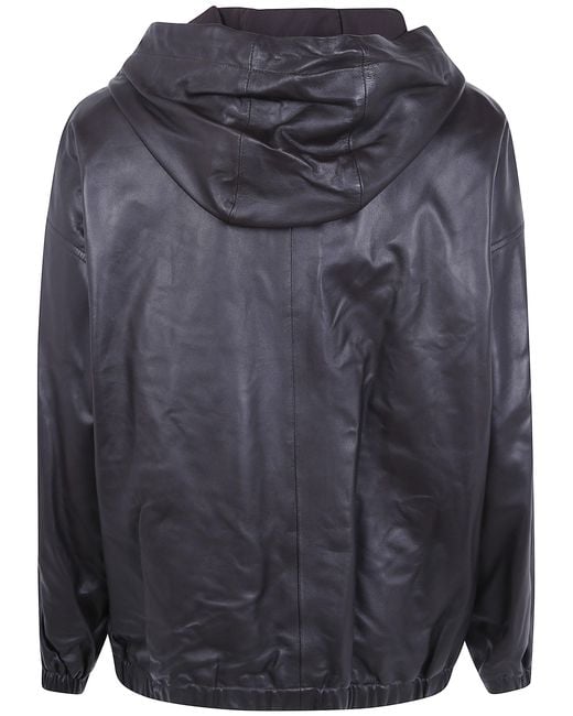 Arma Black "Guisy" Lamb Easy Jacket