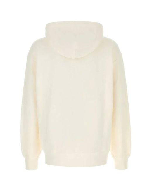 Valentino Garavani White Jersey Felpa for men