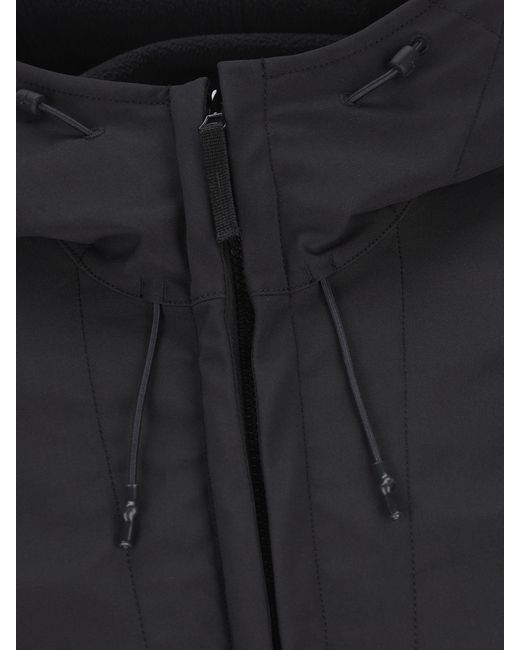 Stone Island Black Biker Jacket for men