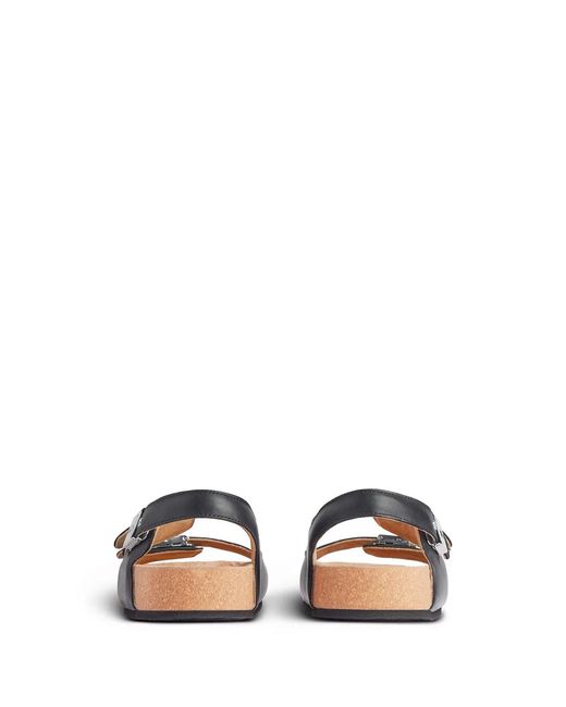 Balenciaga White Calf Leather Sandals