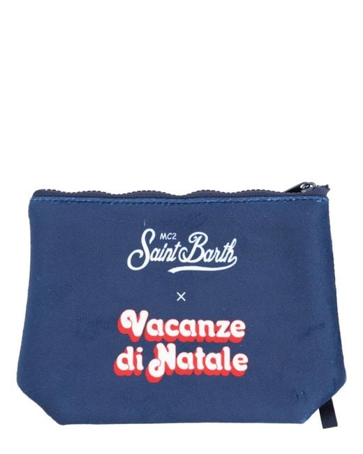 Mc2 Saint Barth Blue Clutch Bag "Aline"