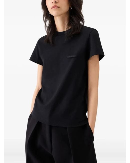 Jacquemus Black Le Grosgrain Cotton T-Shirt