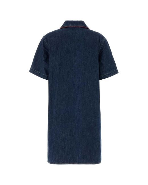 Valentino Garavani Blue Abito Denim