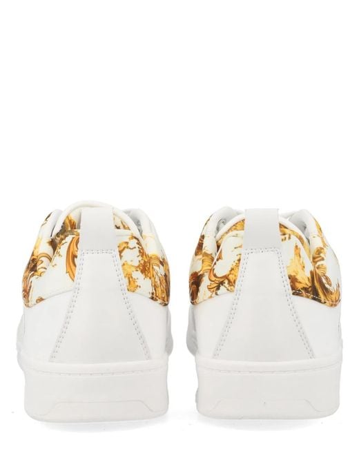 Versace Jeans Couture White Leather Sneaker for men