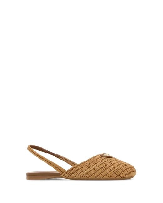 Prada Brown Ballerine