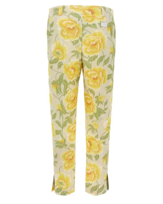 KENZO Yellow Peonies' Pants