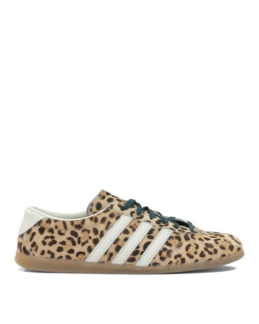 Adidas Originals Natural Gazelle Lo Pro Leather Rubber Sneakers
