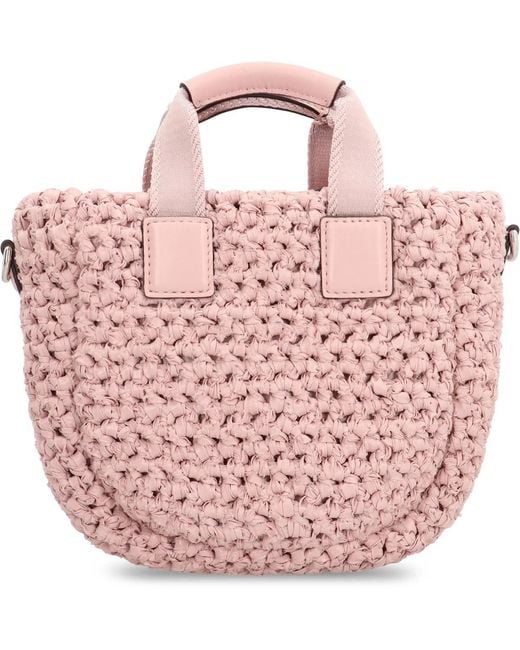 Moncler Pink Micro Caradoc Tote Bag