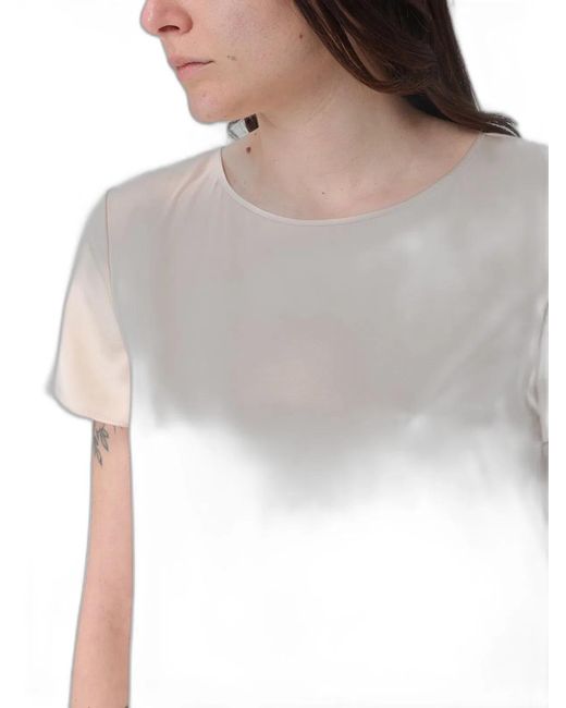 Emporio Armani White Silk Top
