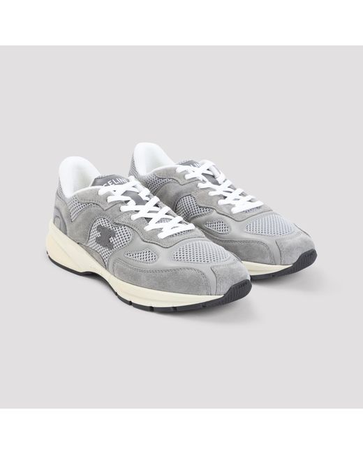Céline White Ecru Low Lace Up Sneakers for men