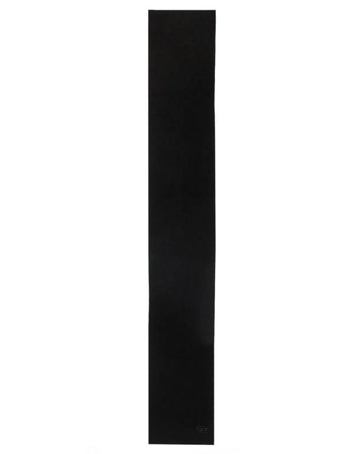 DIESEL Black "K-Coder" Scarf for men