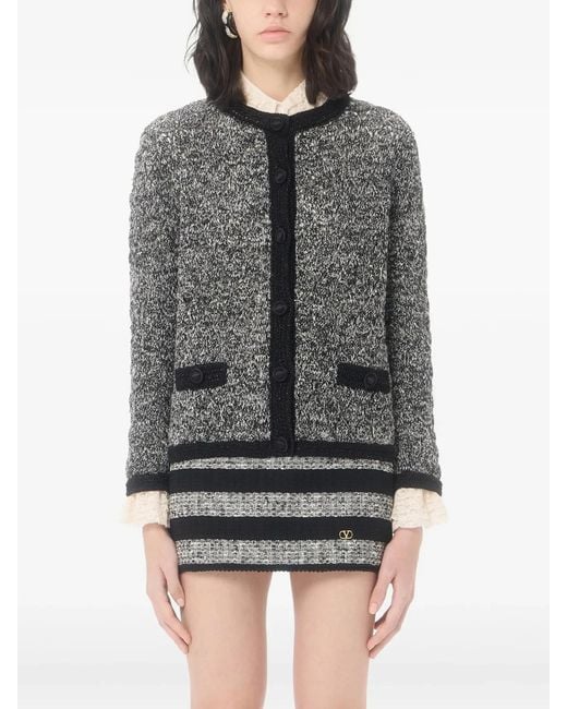 Valentino Gray Giacca Maglia