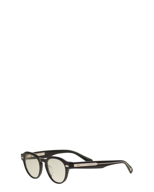 Brunello Cucinelli Black Iconic Meridian Acetate Glasses for men