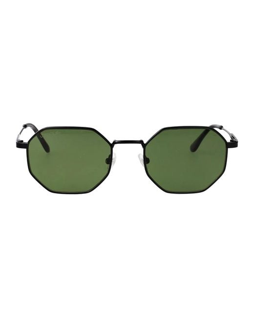 Lacoste Green Metal Sunglasses