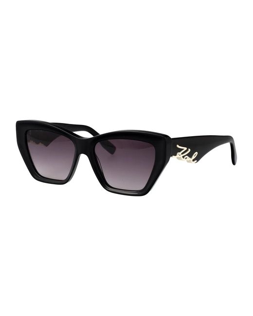 Karl Lagerfeld Black Acetate Sunglasses