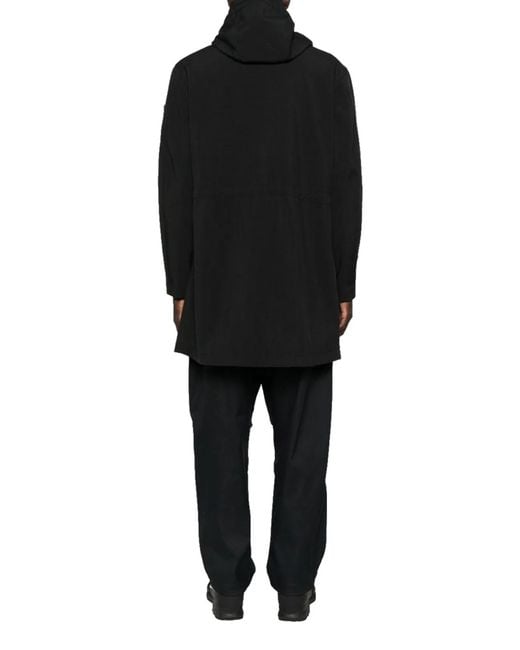 C P Company Black C.P.Company Hooded Parka for men