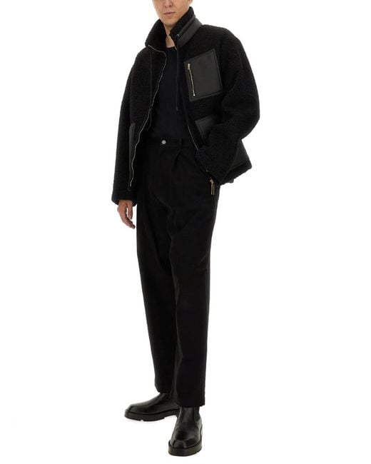 Moschino Couture Black Jacket With Zip for men