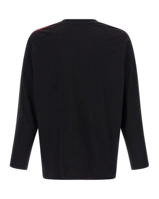 Y-3 Blue Oversized Gradient Stripes' T-Shirt for men