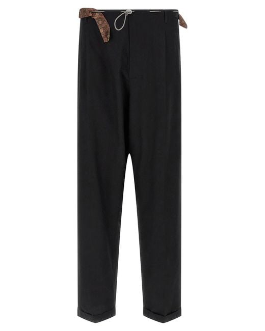 Magliano Black 'People's Chic Release' Pants for men