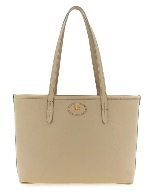 Burberry Natural Medium 'Bloomsbury' Reversible Shopping Bag