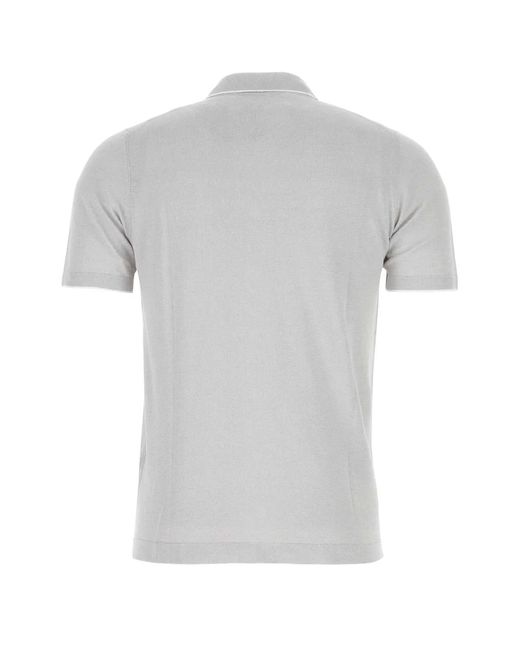 Fedeli Gray Polo for men