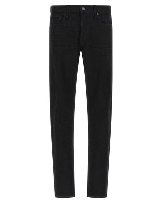 Tom Ford Black Straight Leg Jeans for men