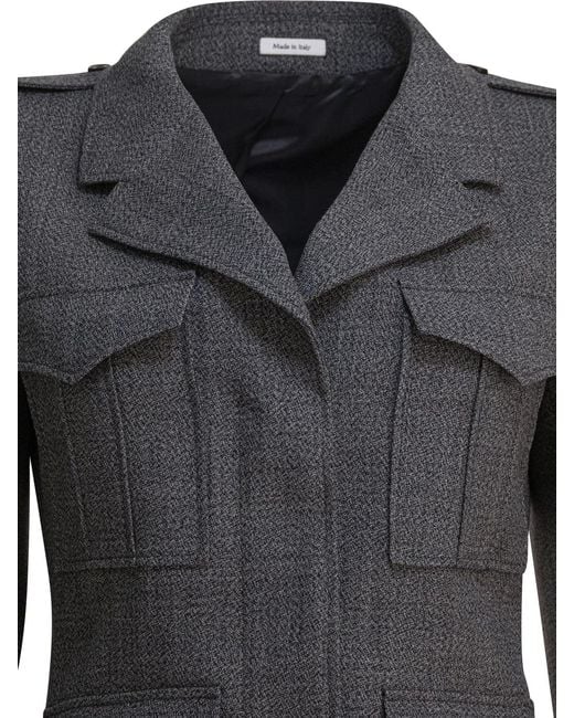 McQueen Black Wool Jacket