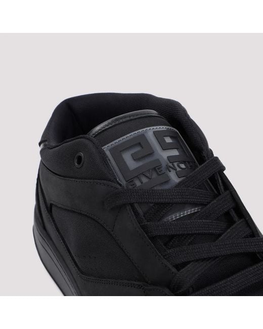 Givenchy Black Fabric And Leather Skate Sneakers for men