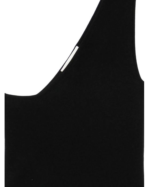 Lisa Yang Black Sorea Cotton And Cashmere Top