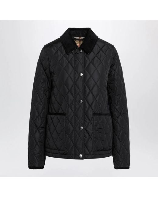Burberry Black Quilted Nylon Jacket