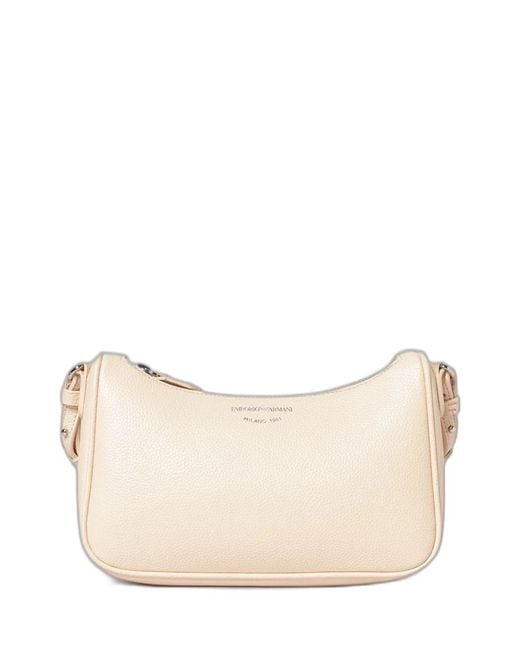 Emporio Armani Natural Baguette Shoulder Bag