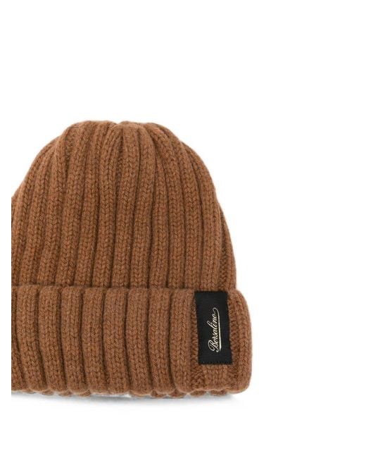 Borsalino Brown Hill Cashmere Beanie