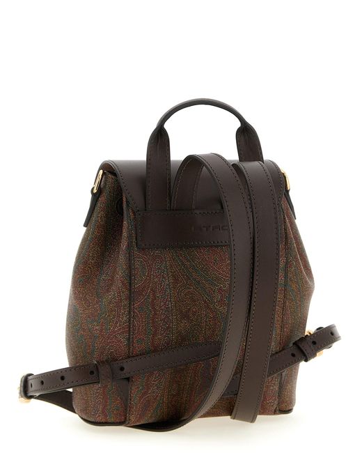 Etro Brown Essential' Small Backpack